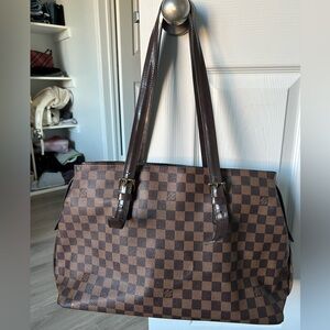 ❌ SOLD ❌Authentic Louis Vuitton Damier Ebene Chelsea Tote Bag N51119